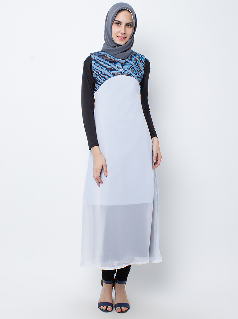 Faiza Dress [Light Blue]
